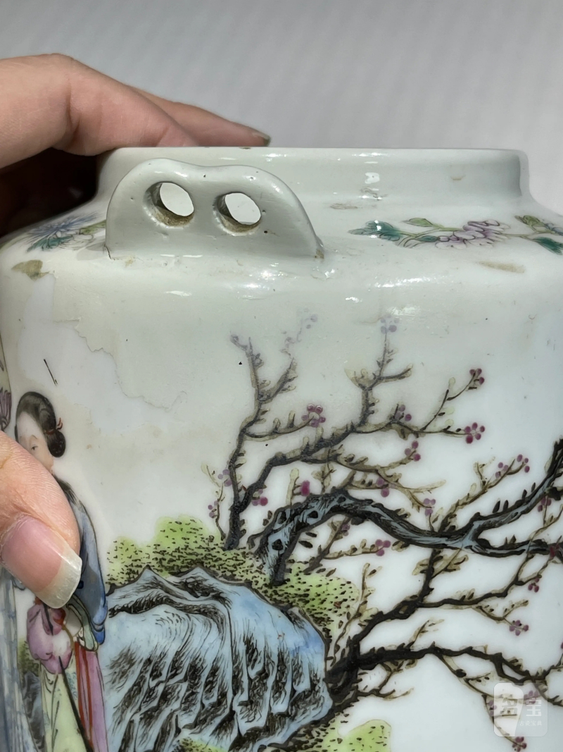 清代 粉彩瓷器一组四件 - 图11